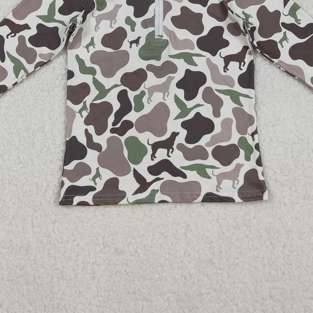 Camo Dog Half-Zip