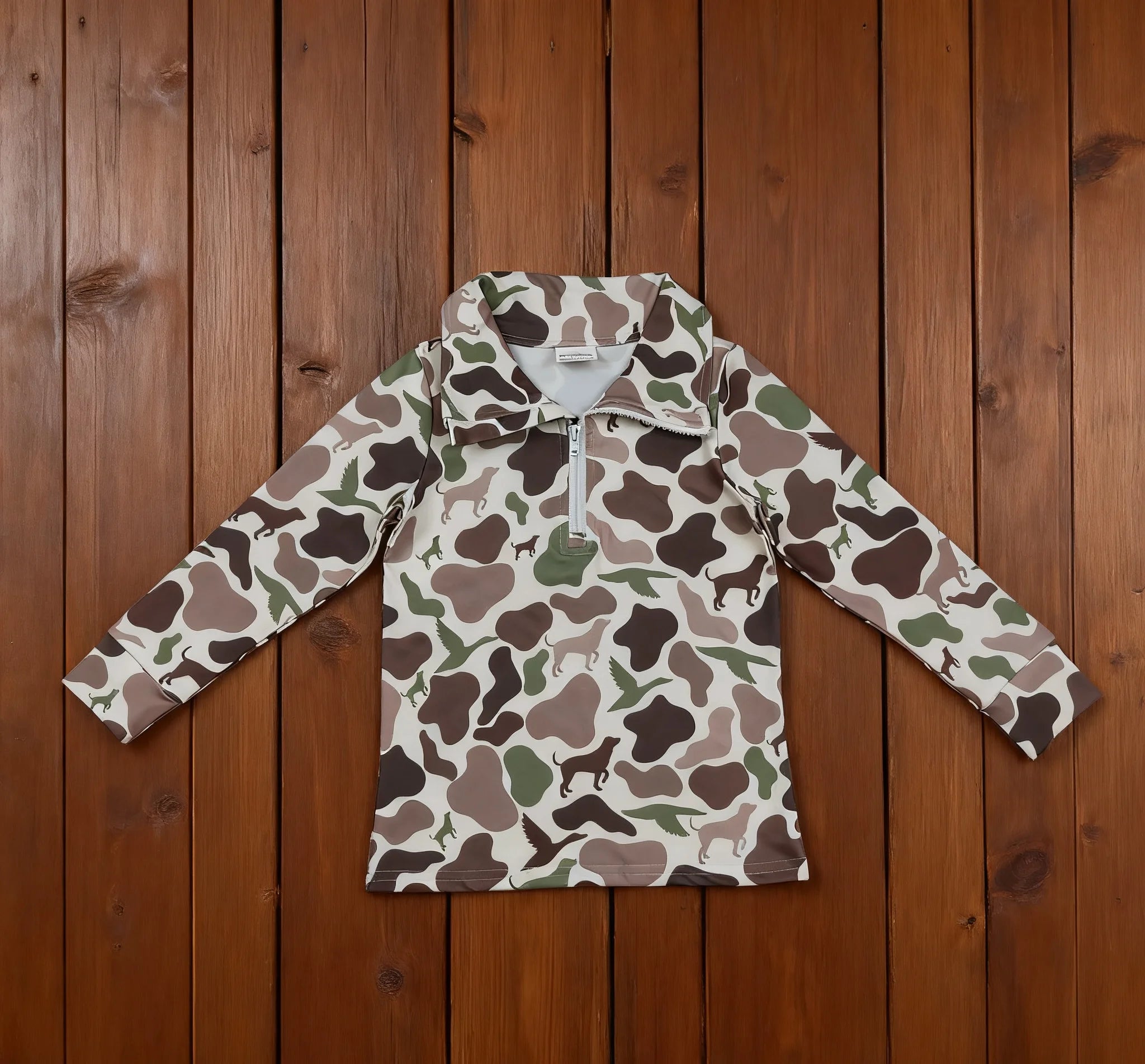 Camo Dog Half-Zip