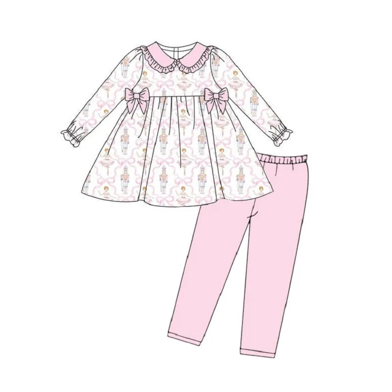 Girls Christmas Soldier Ruffle
