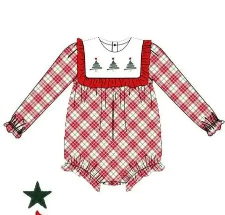 Plaid Christmas Tree Sibling Sets