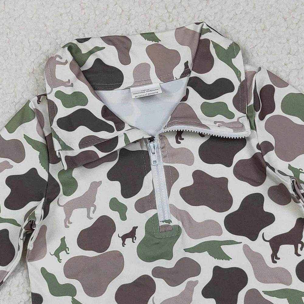 Camo Dog Half-Zip