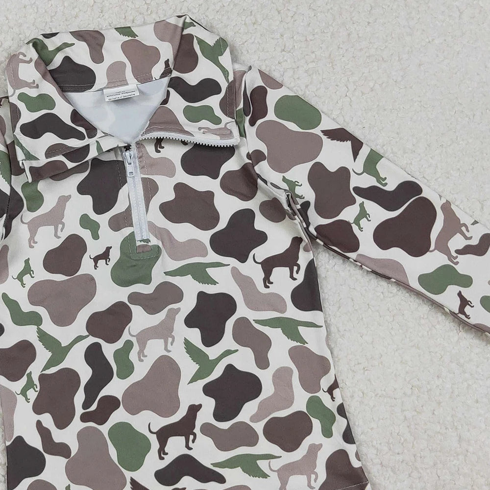 Camo Dog Half-Zip