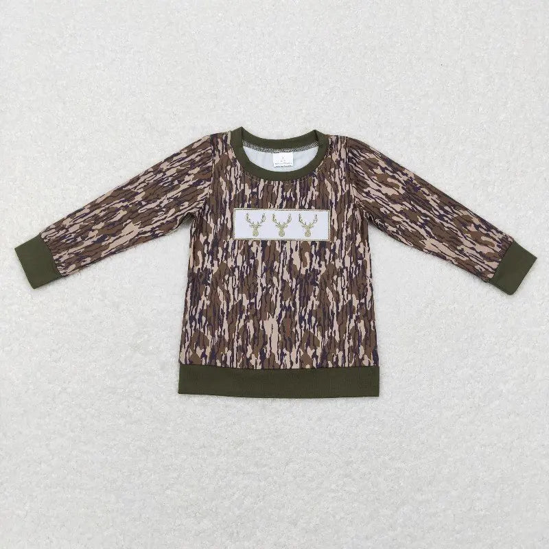 Camo Embroidered Deer