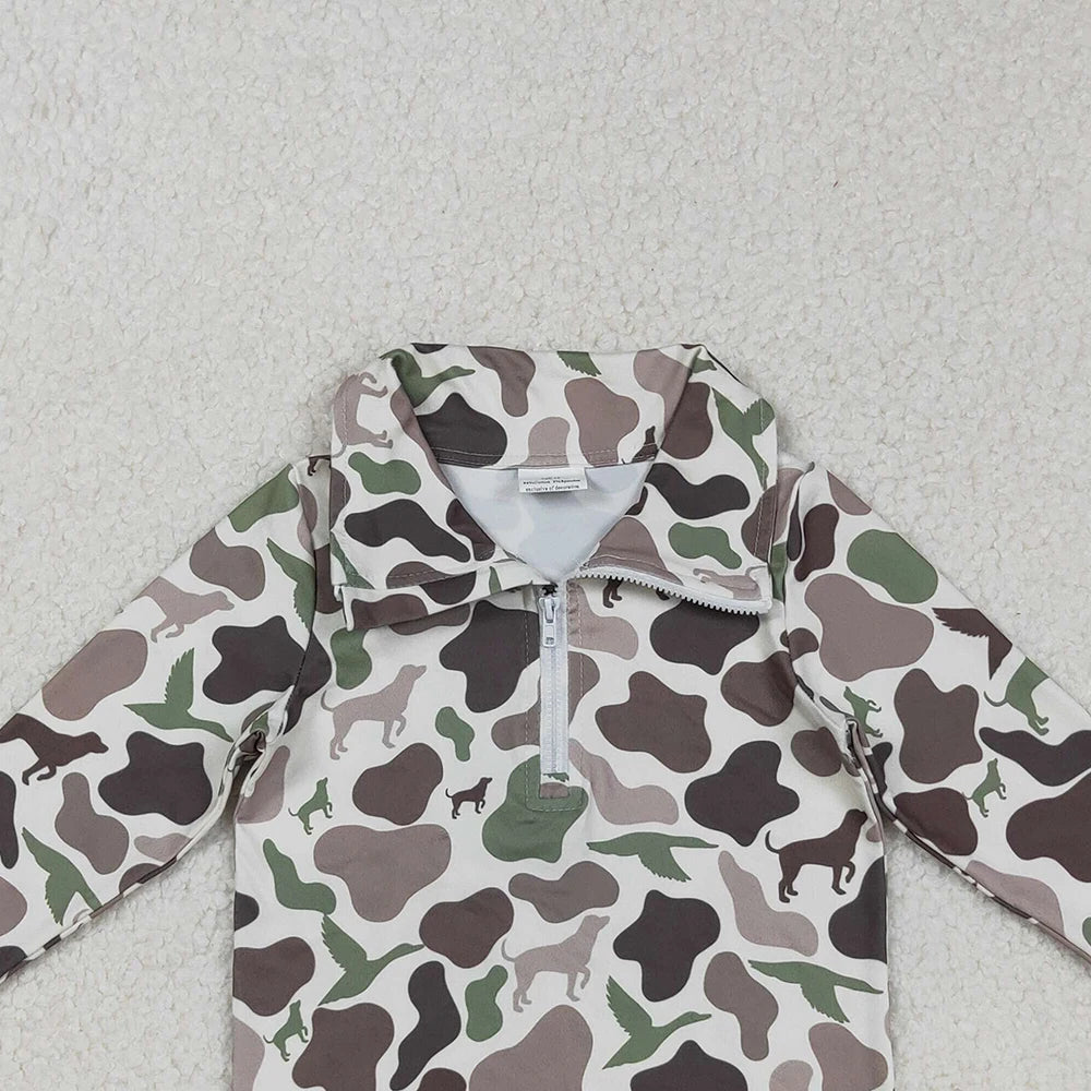 Camo Dog Half-Zip